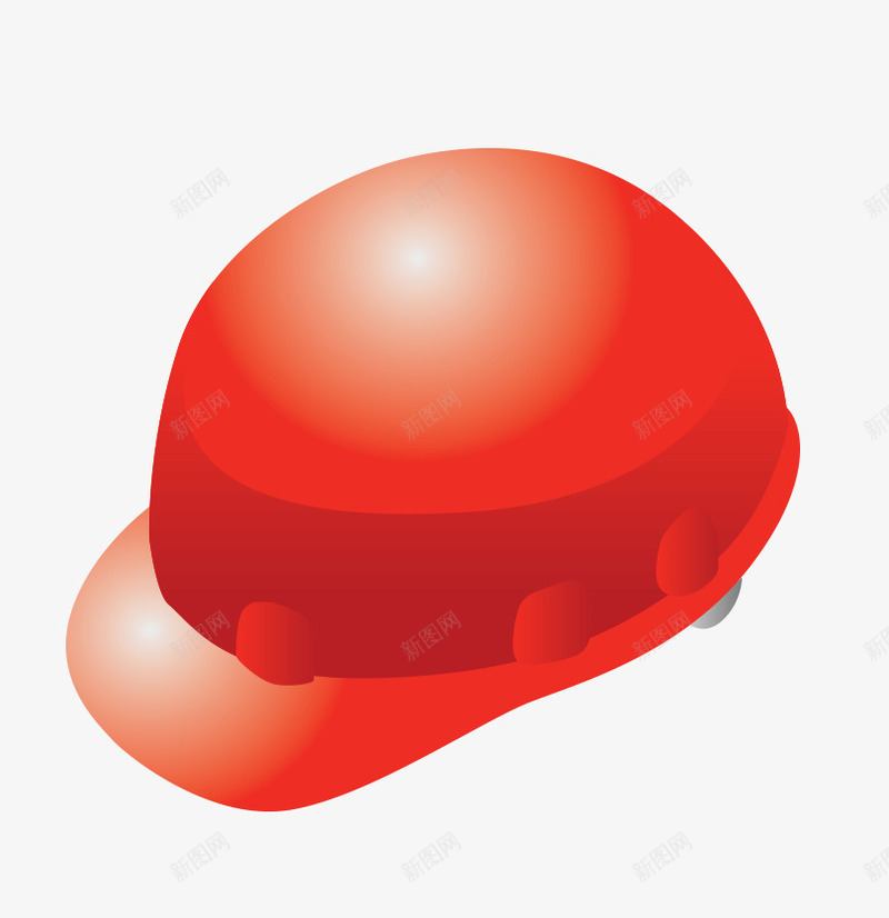 红色安全帽png免抠素材_新图网 https://ixintu.com 卡通 头盔 安全帽 帽子 矢量帽子 红色