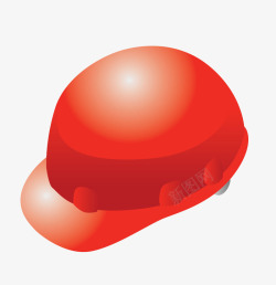 红色安全帽素材