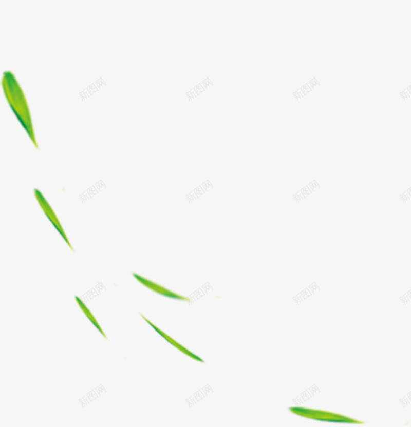 包粽子绿色漂浮树叶png免抠素材_新图网 https://ixintu.com 树叶 漂浮 粽子 绿色