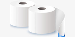 白色卫生纸鼠绘纸巾高清图片