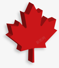 加拿大国家塔枫叶图标高清图片