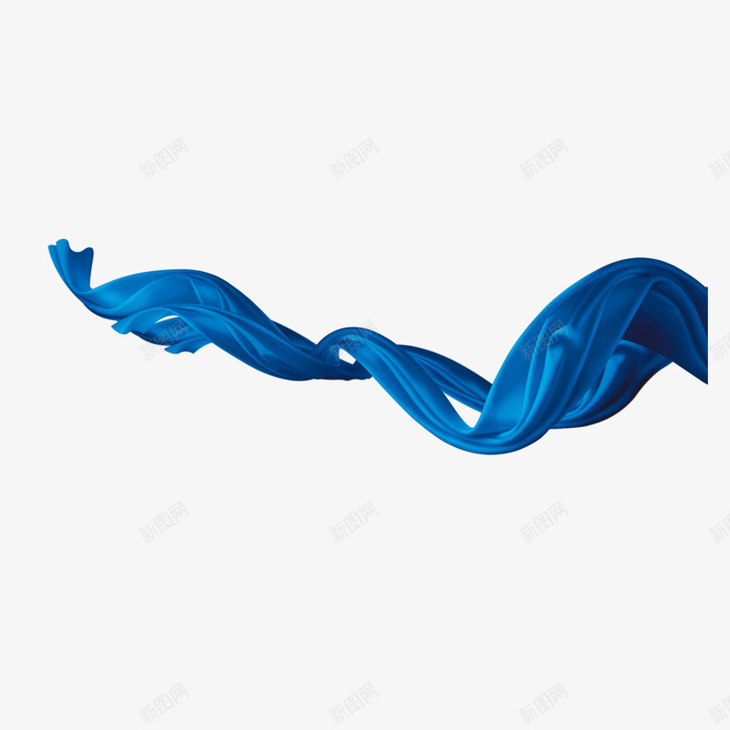 丝带png免抠素材_新图网 https://ixintu.com 丝带 横条 漂浮带子 蓝色丝带 装饰元素
