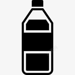 瓶子里透明水瓶子里的水图标高清图片