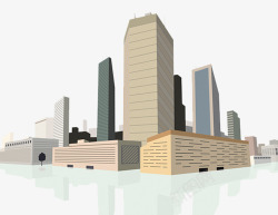 公司大厦模型商务企业建筑物高清图片