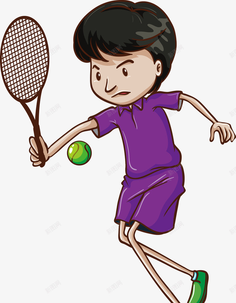 小学女生网球公开赛png免抠素材_新图网 https://ixintu.com 好好学习天天向上 小学生 比赛 激动 网球