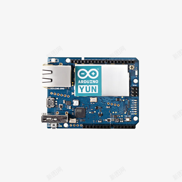 ArduinoYun微控制器png免抠素材_新图网 https://ixintu.com 产品实物 微控制器 电路 电路板