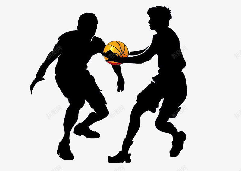两人篮球赛png免抠素材_新图网 https://ixintu.com 两人篮球 打篮球 比赛 篮球 篮球赛 运动