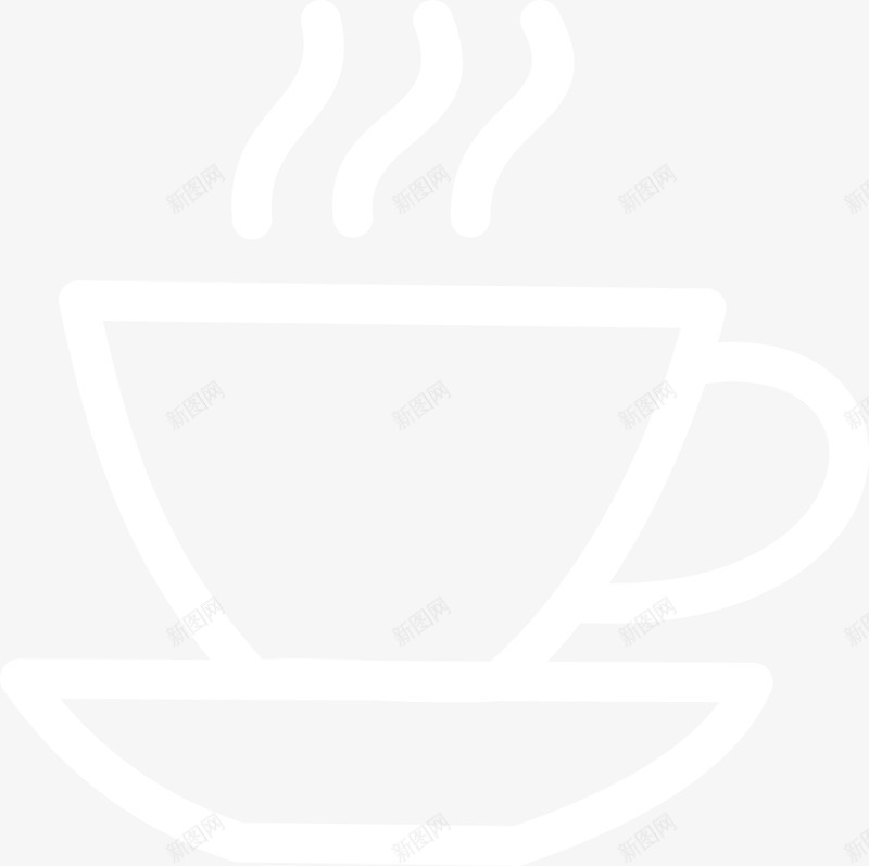 热咖啡白色饮料美味矢量图ai免抠素材_新图网 https://ixintu.com 免抠PNG 免费 卡通手绘 咖啡 杯子 矢量图 美味 香喷喷咖啡