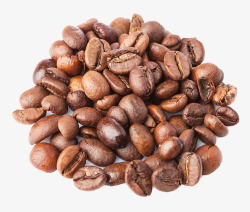 做咖啡一堆咖啡豆高清图片