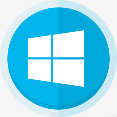 电脑微软Windows视窗8W图标图标