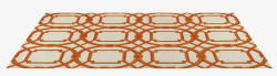 棕色花纹地毯装饰素材