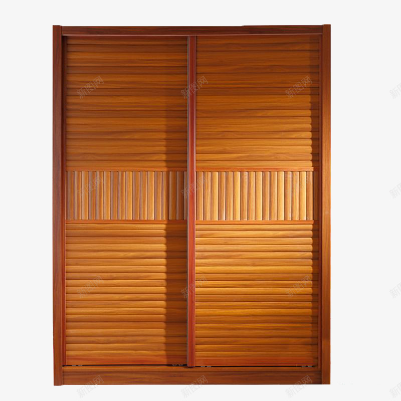 佳乐板式衣柜门png免抠素材_新图网 https://ixintu.com 产品实物 木质 板式设计 棕色 滑门 衣柜门