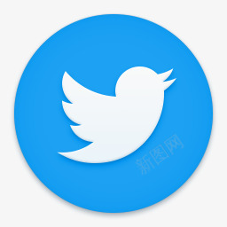 Twitter圆形图标png_新图网 https://ixintu.com twitter 图标 圆形