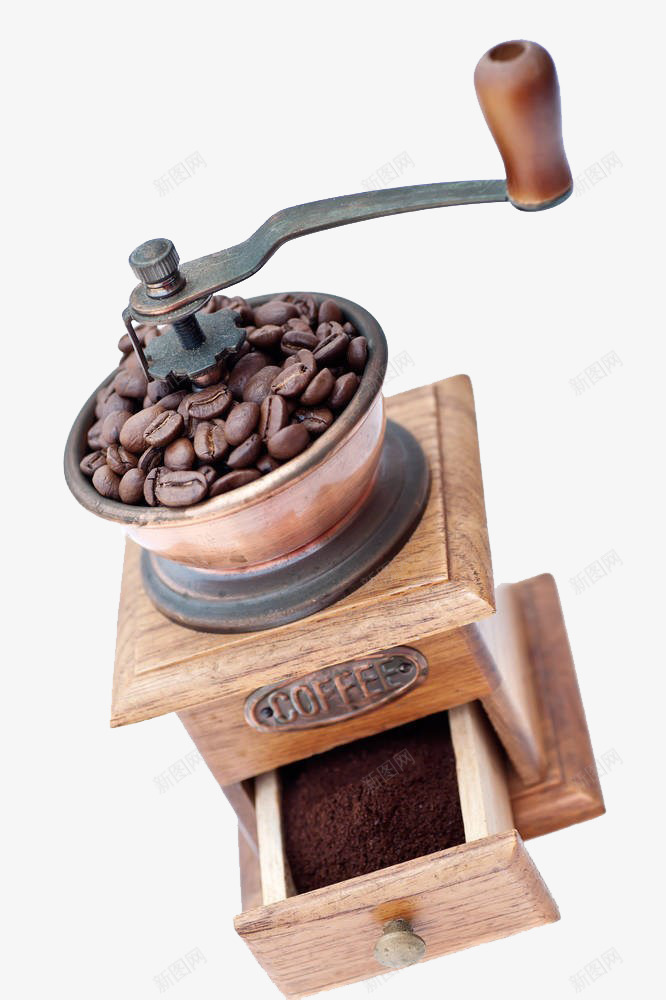 咖啡研磨机png免抠素材_新图网 https://ixintu.com cofe 咖啡 咖啡研磨 咖啡豆 豆子