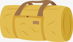 黄色手提包手袋包包旅行包高清图片