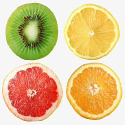 橙子横切面柠檬和橙子高清图片
