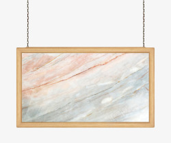 石头材料花岗岩镶边挂着的木板实物高清图片