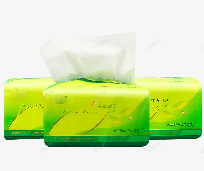 三包绿色包装抽纸png免抠素材_新图网 https://ixintu.com 卫生纸包装 双层纸巾 清新绿色 绿色包装袋
