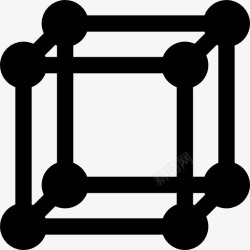 形状和符号键立方体图标高清图片