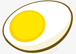 棕色的鸡蛋图片半个煮鸡蛋高清图片