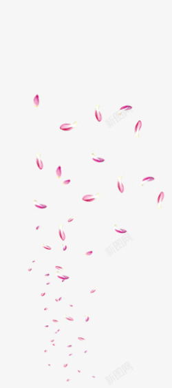 香水免抠下载漂浮花瓣装饰背景高清图片