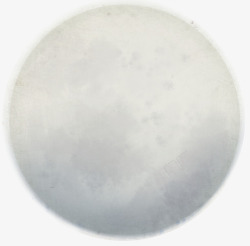 矢量单个素材古风板绘单个月亮高清图片