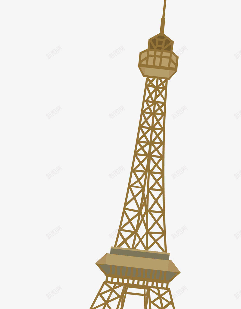 巴黎铁塔png免抠素材_新图网 https://ixintu.com 埃菲尔 巴黎铁塔 标志 经典 铁塔 铁建筑