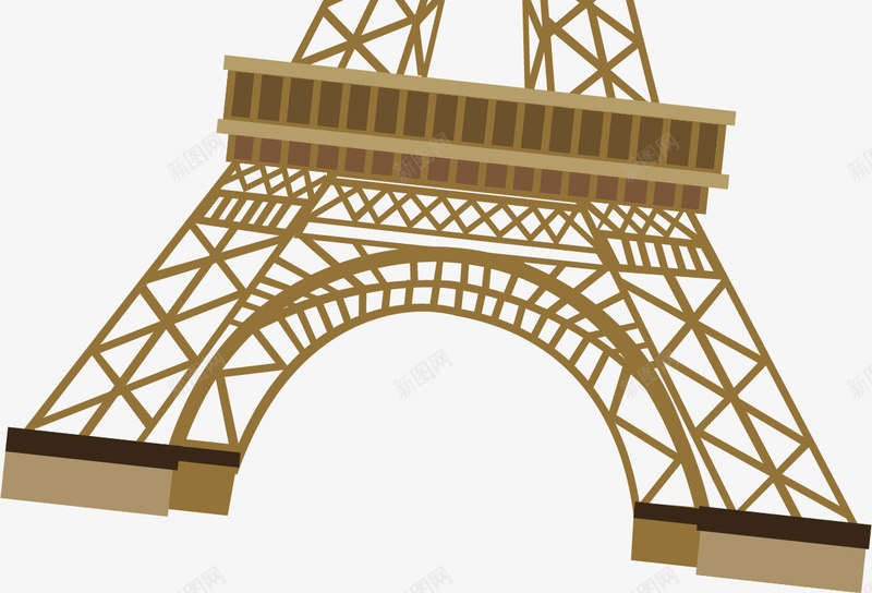 巴黎铁塔png免抠素材_新图网 https://ixintu.com 埃菲尔 巴黎铁塔 标志 经典 铁塔 铁建筑