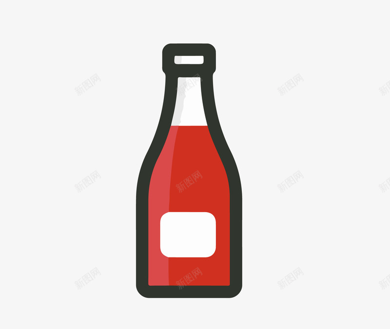 玻璃瓶矢量图图标ai_新图网 https://ixintu.com ai格式 icon 图标 手绘酱油瓶 打酱油 瓶 矢量图 调料瓶 酱油 酱油瓶 食品瓶