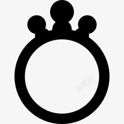 新娘订婚结婚戒指图标高清图片
