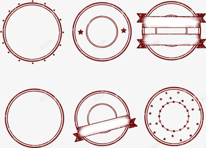 红色复古印章印戳矢量图eps免抠素材_新图网 https://ixintu.com 绾壊 鍗扮珷 鏍囩 鏍囪创 矢量图