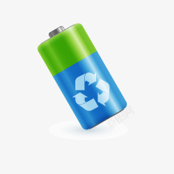 电池可回收卡通节能环保电池矢量图高清图片