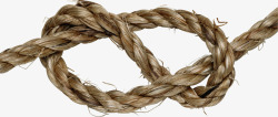 草编织绳缠绕的棕色草绳高清图片