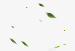 绿茶饮料包装漂浮的茶叶高清图片