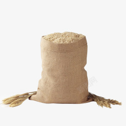 袋子面粉小麦素材
