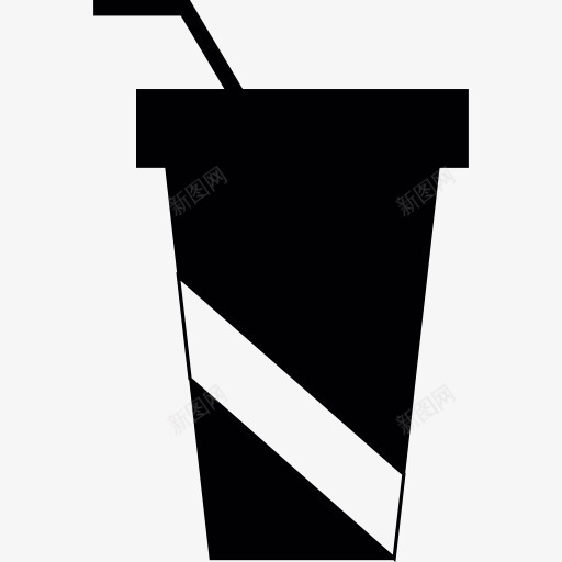 软饮料的剪影图标png_新图网 https://ixintu.com 可乐 汽水 软饮料 食品 饮料