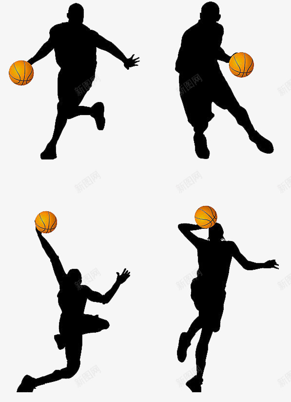 篮球动作png免抠素材_新图网 https://ixintu.com 比赛 篮球 篮球动作 篮球赛 运动