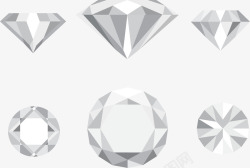 纯正的钻石矢量图素材