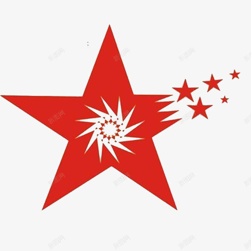 红色的五角星png免抠素材_新图网 https://ixintu.com 五只尖角 五只角的星形 印章五角星 星星 星星图形 红色 红色的五角星