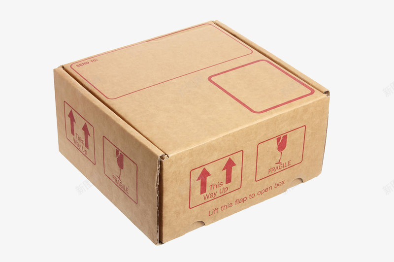 瓦楞纸箱摄影png免抠素材_新图网 https://ixintu.com 包裹 实物 容器 瓦楞纸箱摄影 盒子 纸板包装 纸盒 食品包装箱