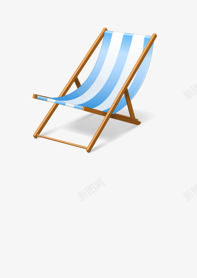 沙滩椅png免抠素材_新图网 https://ixintu.com 度假海边 沙滩 沙滩椅 沙滩素材 海边