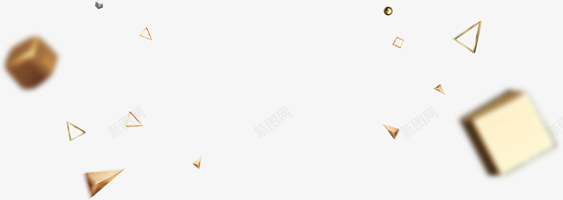 海报活动质感金色三角形方形效果png免抠素材_新图网 https://ixintu.com 三角形 效果 方形 活动 海报 质感 金色