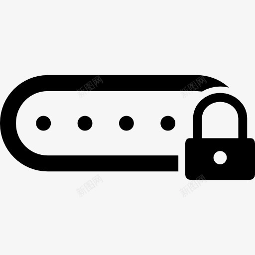 密码接口保护标志图标png_新图网 https://ixintu.com 安全 密码保护 挂锁 接口 标志 符号 锁