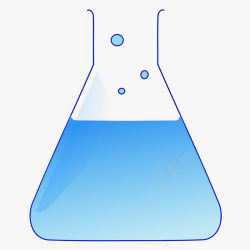 卡通化学实验的有反应堆图标图标