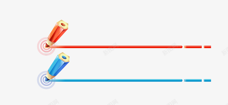 卡通扁平化铅笔栏装饰矢量图eps免抠素材_新图网 https://ixintu.com 卡通报刊装饰 报刊 报刊杂志 报刊装饰png 标题栏杂志装饰 横线 横线线条 矢量图 矢量杂志装饰 装饰标题栏 边框 铅笔