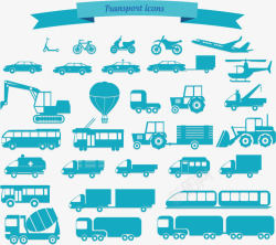 交通工具矢量图素材