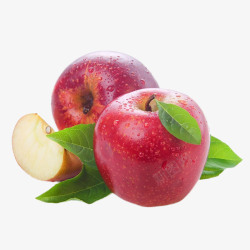 苹果切开水果红色新鲜苹果水果高清图片