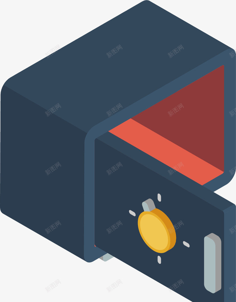 安全的保险柜矢量图ai免抠素材_新图网 https://ixintu.com 保险柜 存储 安全 贵重物品 金钱 钥匙 银行 锁 矢量图