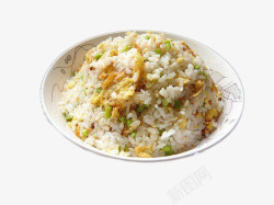 腊肉米饭花盘子美味腊肉炒饭高清图片