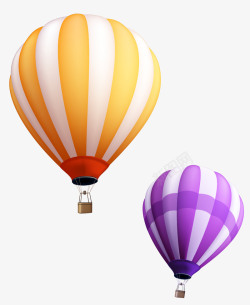 气球热气球矢量图高清图片